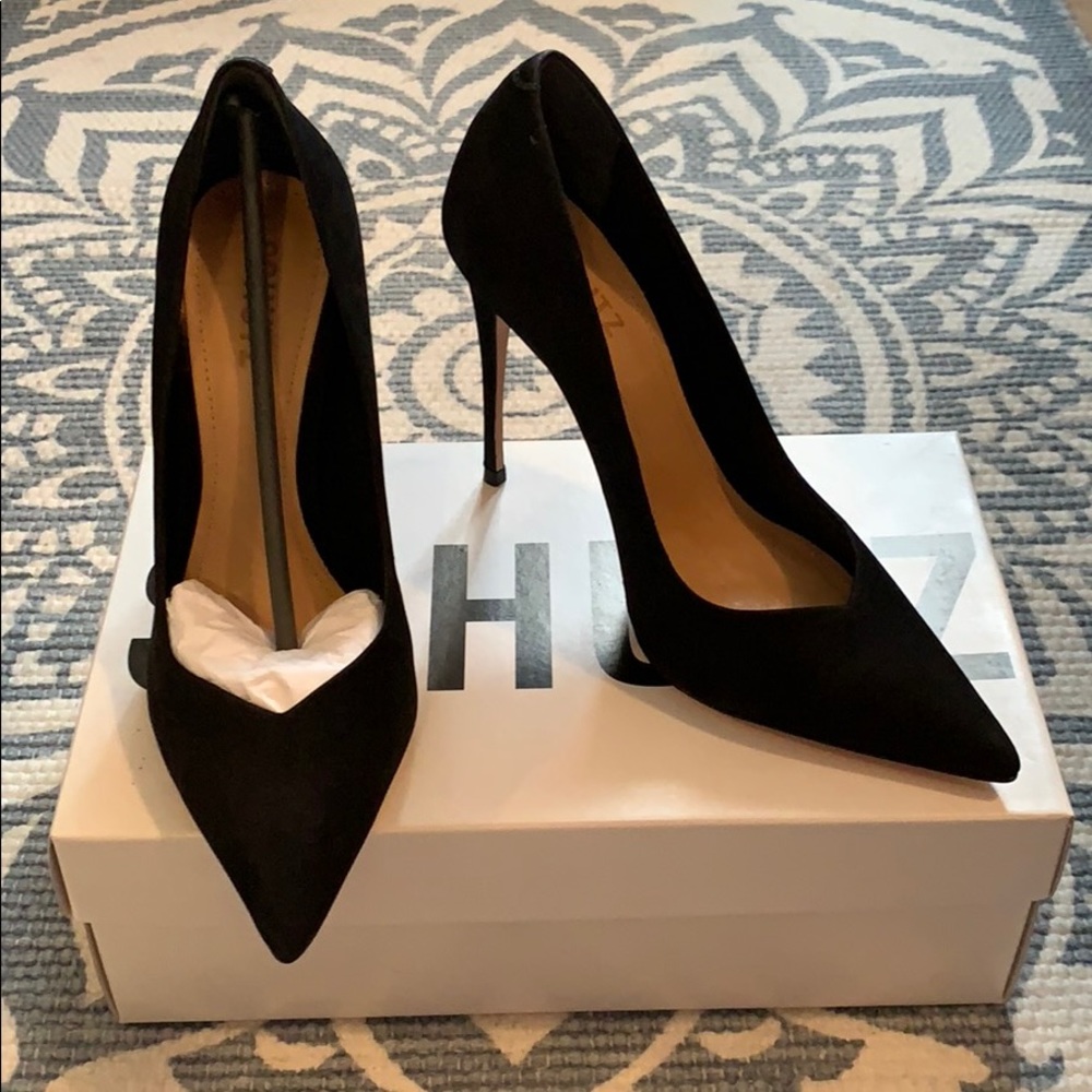 Schutz Black Stilettos